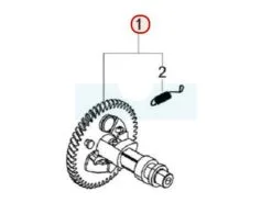 Arbre à Cames Pour Moteur Loncin / Rato (0001180040)