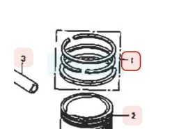 Segment Pour Moteur Honda (13010Z0L004)