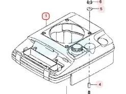 Réservoir à Essence Pour Moteur Kawasaki (140902097)