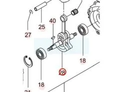 Vilebrequin Pour Perche élagueuse Maruyama (267193)