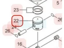 Piston Pour Souffleur Maruyama (277475)
