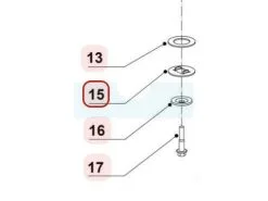 Rondelle De Lame Pour Tondeuse Weibang (531040401002)