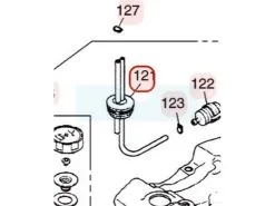 Sortie De Réservoir + Tuyau Pour Moteur Zenoah (591185300)