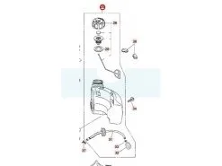 Réservoir Complet Pour Moteur Zenoah (848E0A8503)