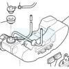 Réservoir D'éssence Pour Moteur Mitsubishi (KF01065DB)