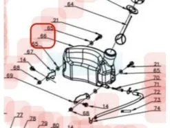 Réservoir Pour Moteur Y139V (chinois) (TY28D0000000)