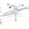 Vis De Lame Pour Tondeuse Weibang (XYJ200011)